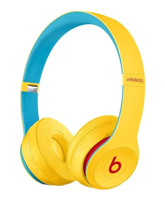 Beats Solo3 Wireless Headphones yellow blue red color club collection in uae dubai