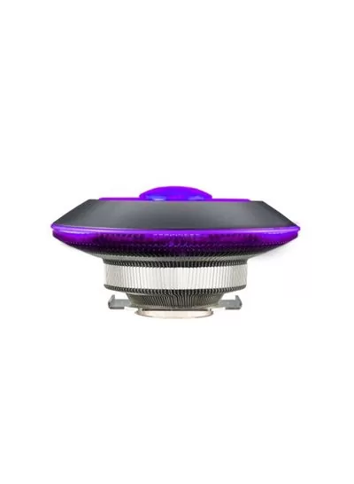 Vibrant RGB lighting effects of the Cooler Master MasterAir G100M