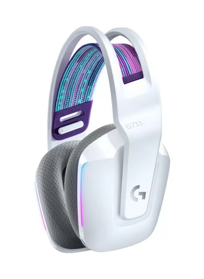 Logitech G733 Lightspeed - Wireless Gaming Headset white 1 Logitech G733 Lightspeed Wireless Gaming Headset in Dubai, UAE.