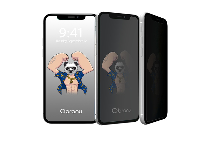 Obranu iPhone 12 Pro max Screen Protector - Round Edge Glass 3D