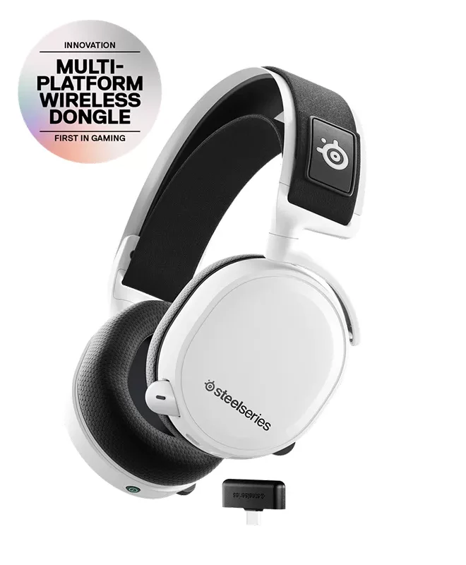 "Immersive Gaming Experience Unleashed: SteelSeries Arctis 7+ Wireless Gaming Headset"