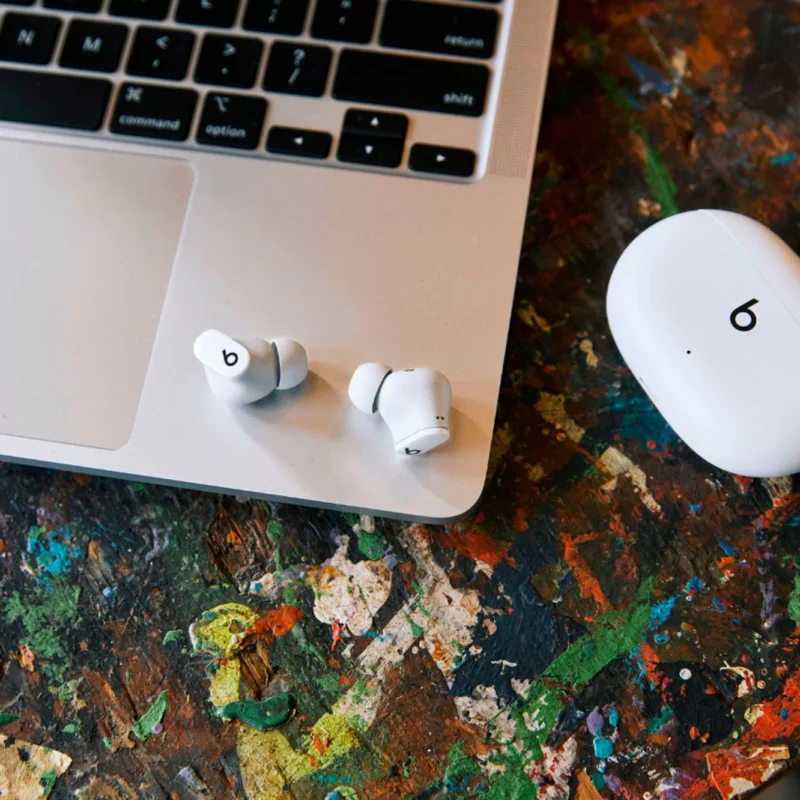 White Wireless Noise-Canceling Earphones from Beats