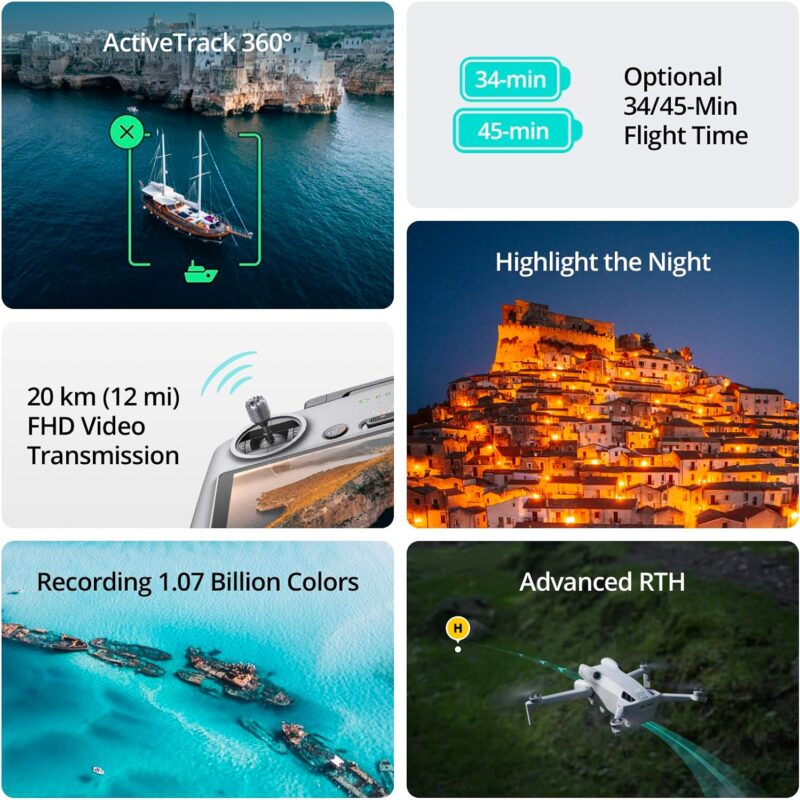 buytronics-DJI Mini 4 Pro Fly More Combo Plus (DJI RC 2), Folding Mini-Drone 4K HDR Camera