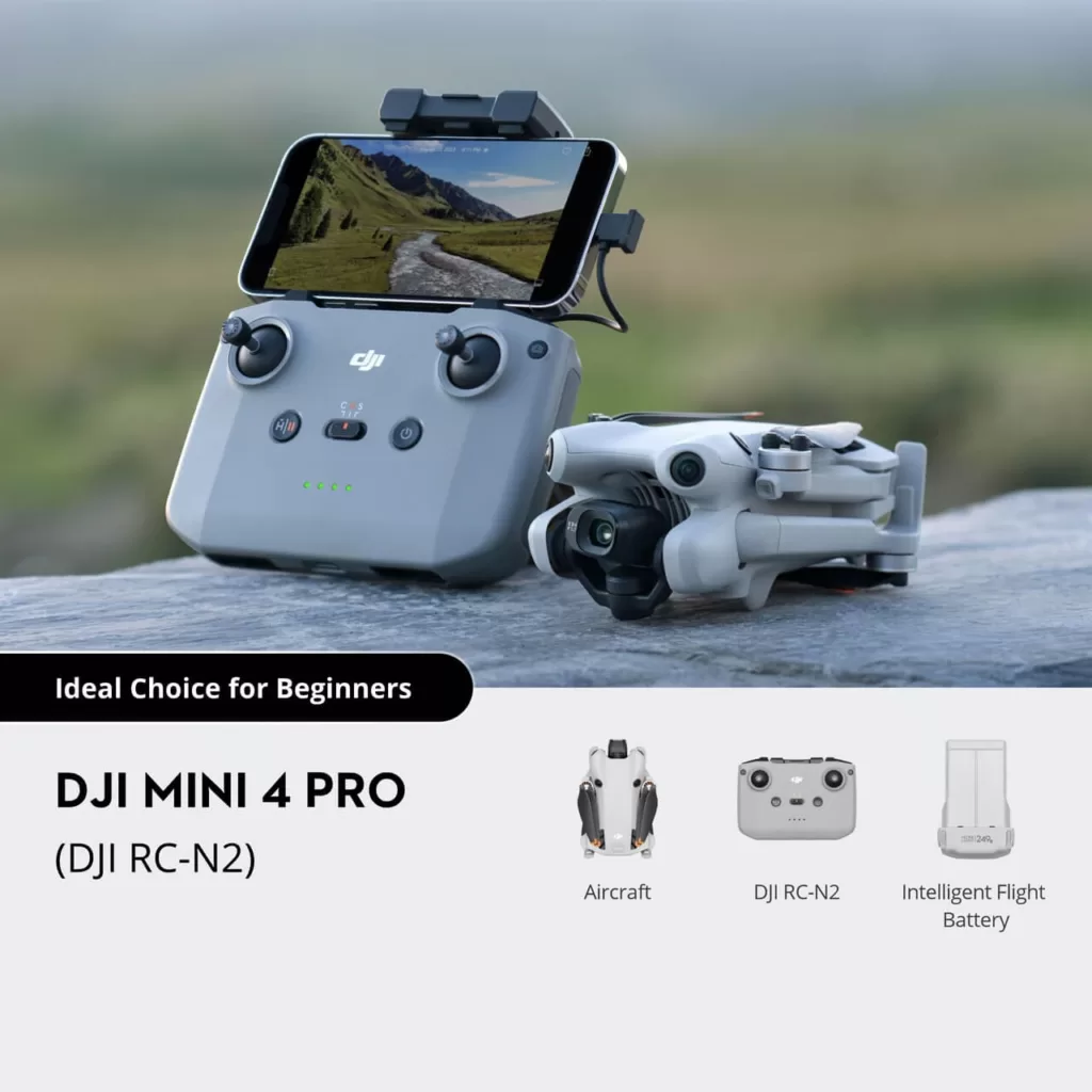 DJI Mini 4 Pro - Capture stunning aerial footage with this compact camera drone.