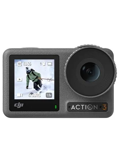 DJI Osmo Action 3 - Quick-Release Design for Easy Mounting on helmets, handlebars, and more.