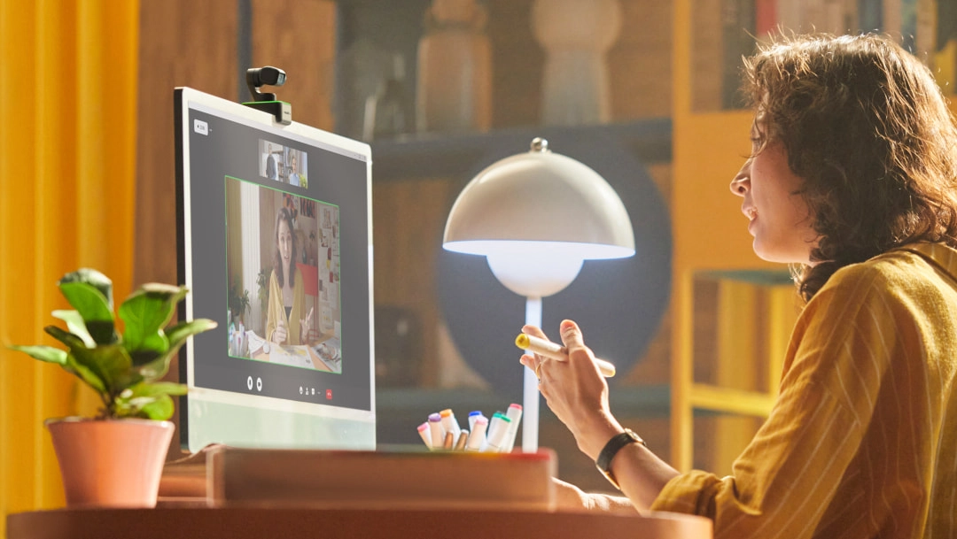 Upgrade your online meetings with the Insta360 Link webcam from Buytronics in Dubai, UAE.
