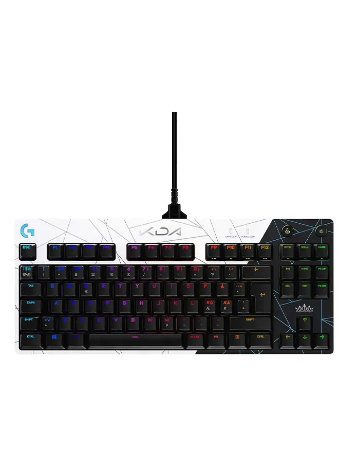 Logitech - G PRO KDA Edition - Mechanical Gaming Keyboard Gaming Keyboard - Get the competitive edge with the Logitech G Pro K/DA Gaming Keyboard from Buytronics in Dubai, UAE.
