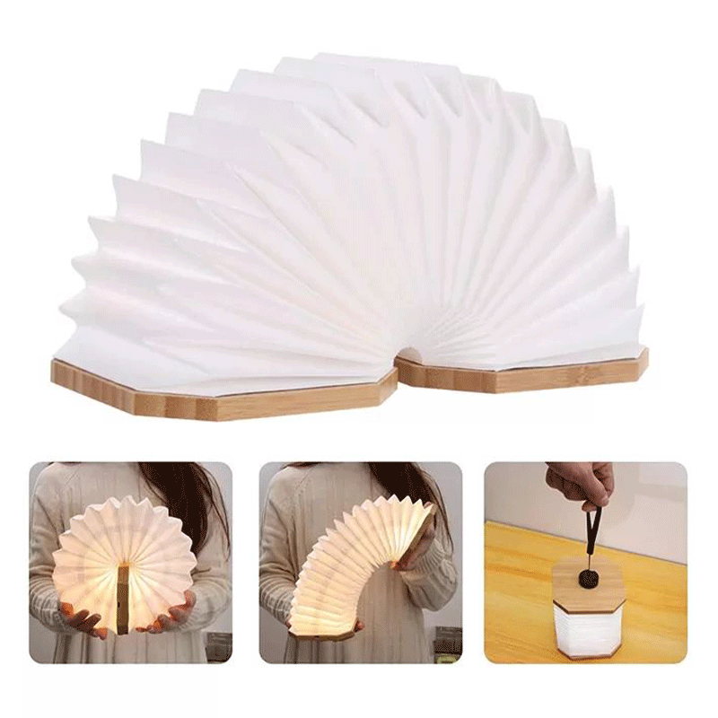 buytronics-Organ Light Portable Paper Mood Light with USB Rechargeable Night Light