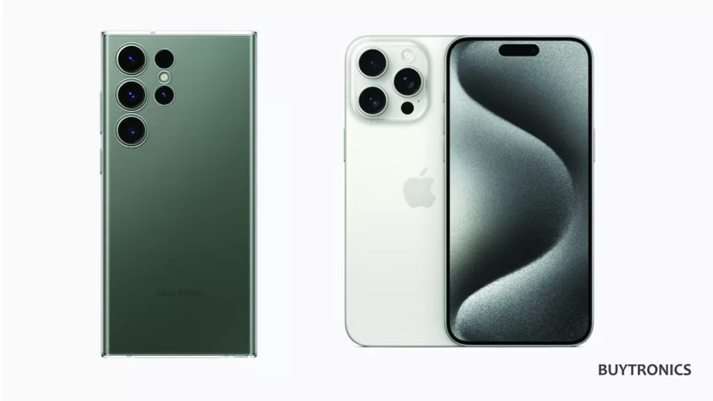 apple iphone 15 pro max vs galaxy s23 ultra in uae.