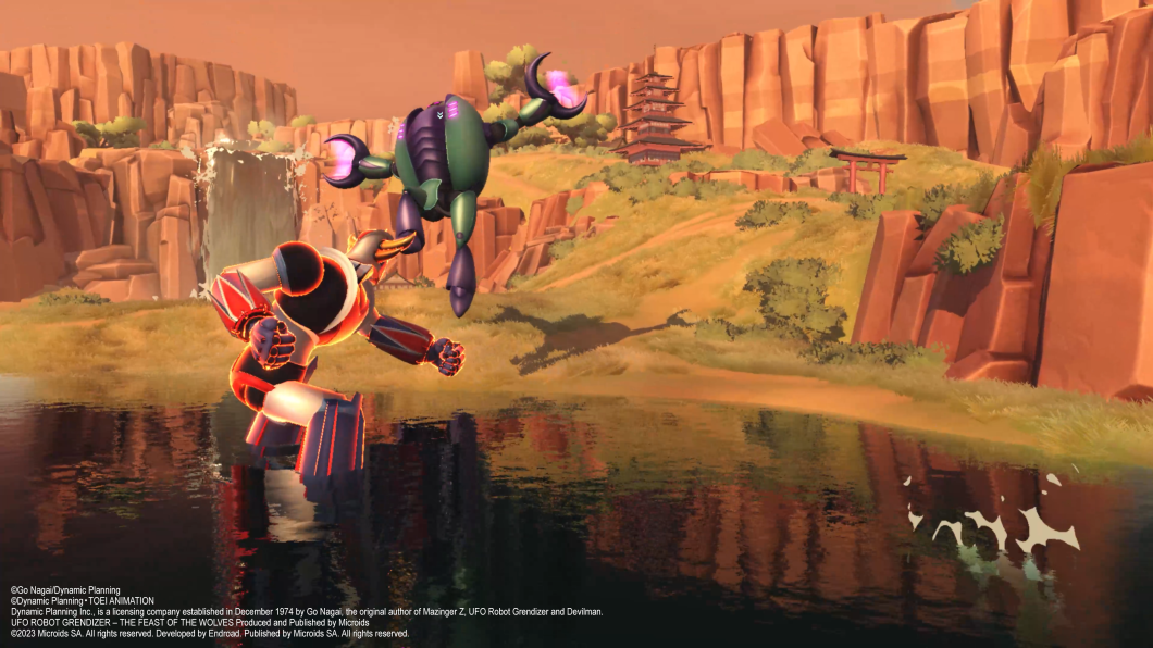 UFO Robot Grendizer: The Feast of the Wolves" Nintendo Switch game - Immerse yourself in an epic adventure with Duke Fleet and Grendizer. Buy now at Buytronics in Dubai, UAE.