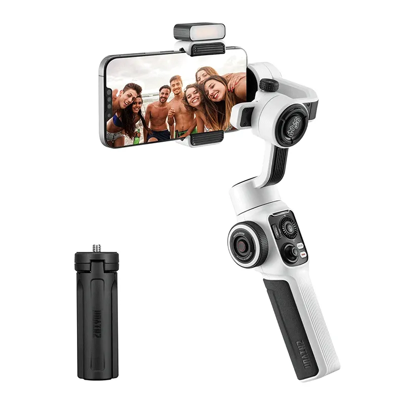 ZHIYUN Smooth 5S with Built in Light- 3-Axis Gimbal with Smart Follow Gimbal Stabilizer
