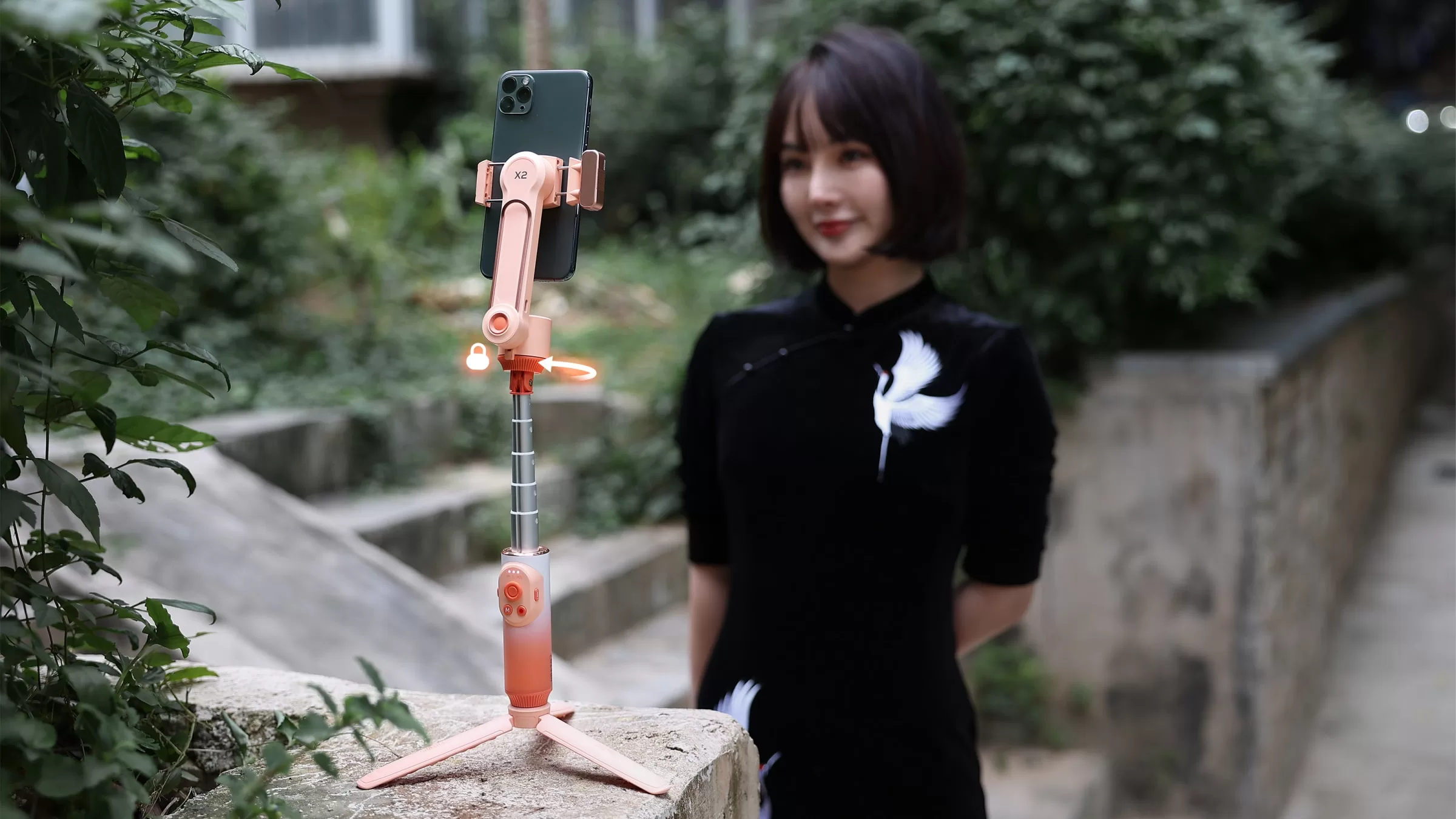 ZHIYUN - Smooth X2 - Smartphone Gimbal Stabilizer (Orange)
