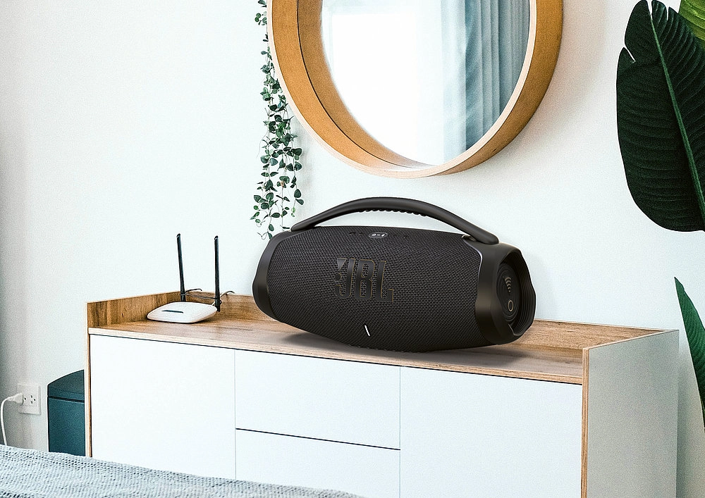 JBL Boombox 3 Wi-Fi: Powerful portable speaker for immersive audio experiences - Buytronics Dubai UAE