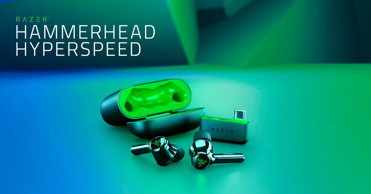 Razer - Hammerhead HyperSpeed - Wireless Xbox Gaming Earbuds