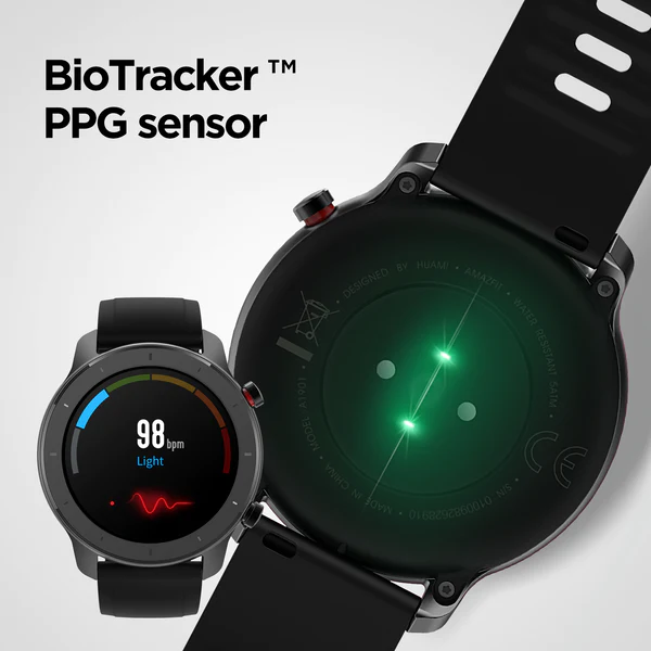 Discover the ultimate blend of style and function with the Amazfit GTR Smart Watch. Stay connected. Available at Buytronics in Dubai, UAE
