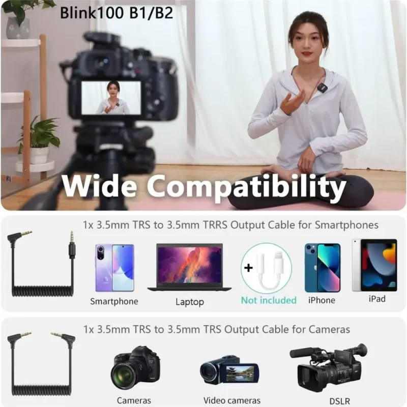 Saramonic Blink100 B1 - 2.4GHz Wireless Microphone - Image 8
