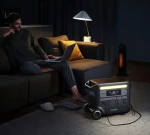 Anker - SOLIX F2600 Portable Power Station - 2400W Solar Generator