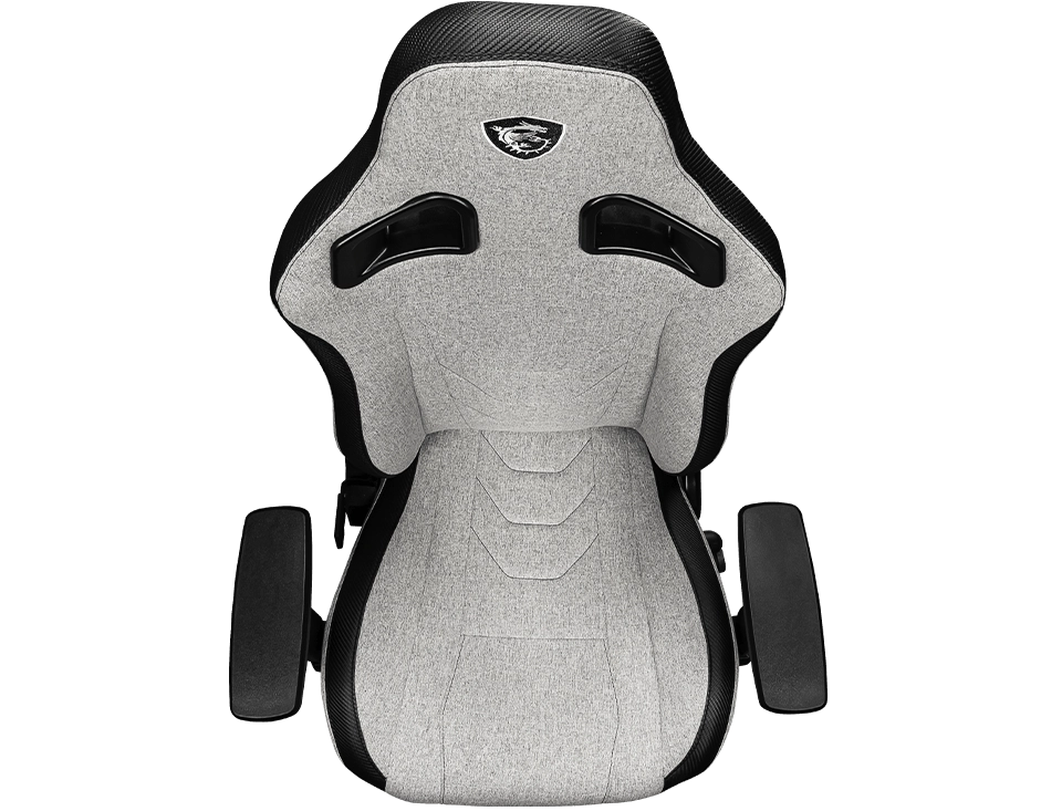 "Take your gaming experience to the next level with the MSI MAG CH130 Repeltek Fabric chair available at Buytronics in Dubai, UAE."
