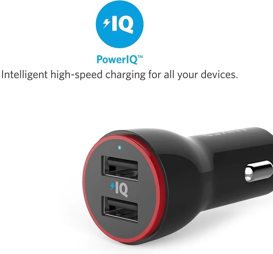 Anker - Powerdrive 2 Dual USB Car Charger