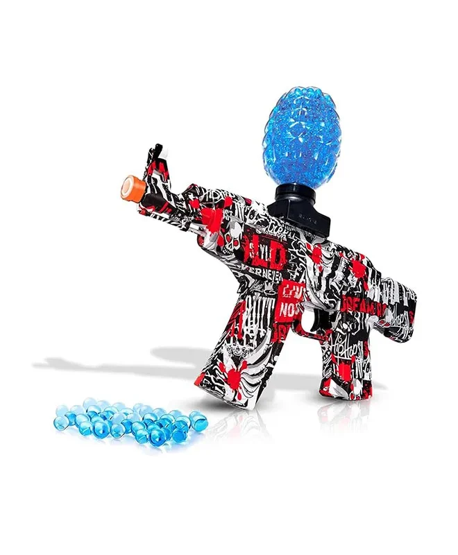 "A J.SHOOTER AKM Gel Blaster Kit against a neutral backdrop."