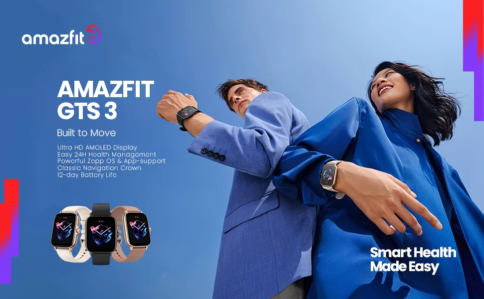 Discover Amazfit GTS3 Smart Watch your gateway to an active and connected lifestyle. Available at Buytronics in Dubai, UAE