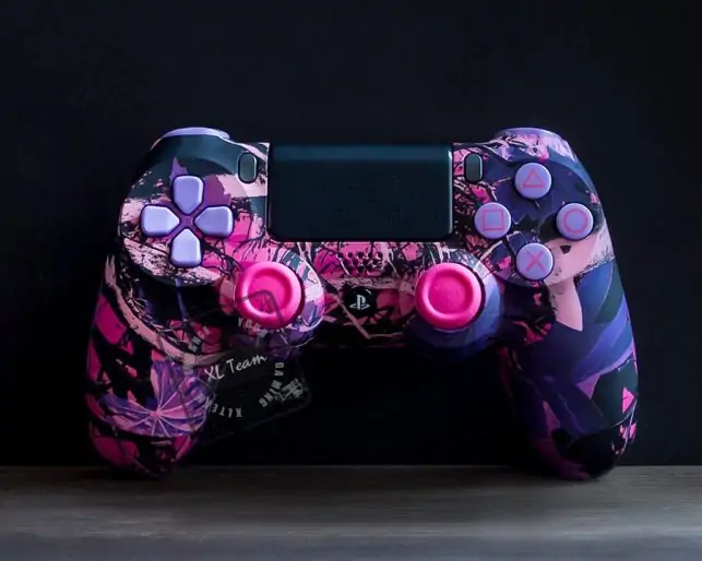 Experience seamless control with the wireless PS4 controller