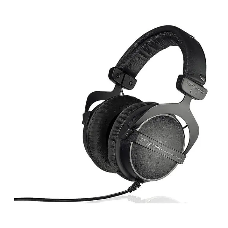 Beyerdynamic DT-770 Pro Studio Headphones - 250 Ohm, Black, Wired