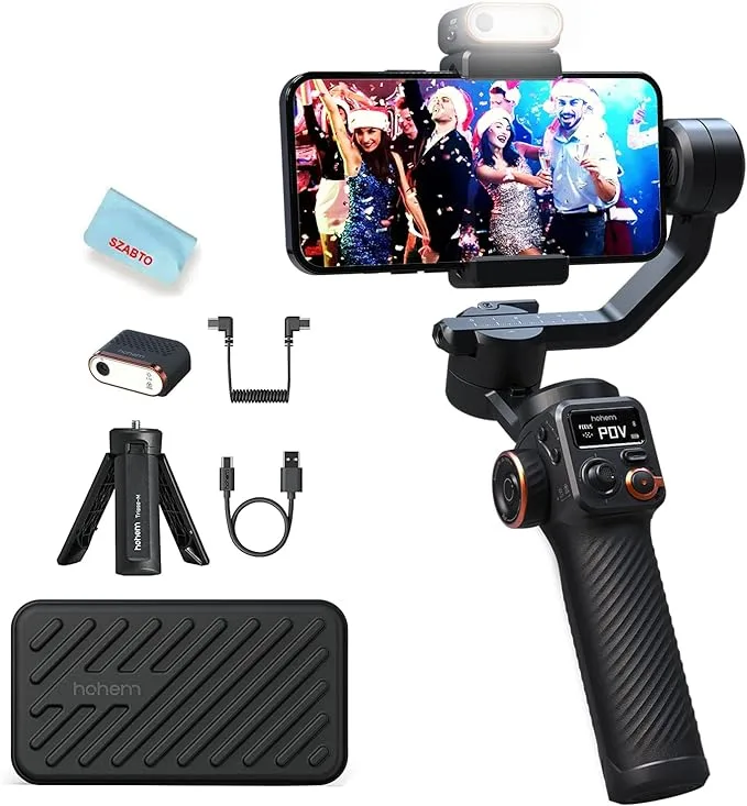 Hohem iSteady M6 Kit Smartphone Gimbal Stabilizer 3-AxisHohem iSteady M6 Kit Smartphone Gimbal Stabilizer 3-Axis