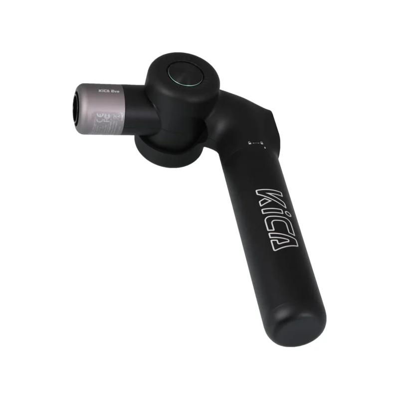 Kica EVO Muscle Massage Gun with Adjustable Arm & 12.9''Extendable Pole for Professional Deep Tissue Back Massage,Athletes Pain Relief Handheld Portable Massager,Built-in Heat Compress,6 Heads