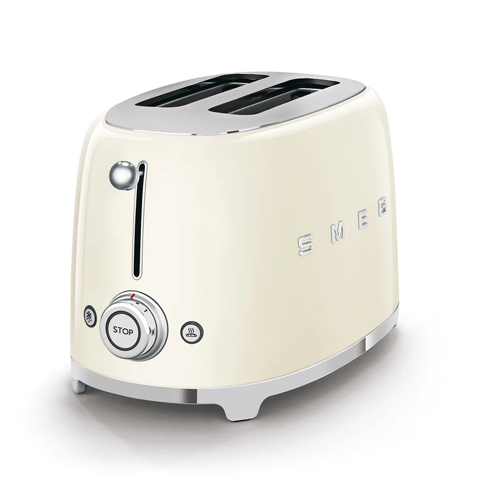 Smeg 2 Slice Toaster-Cream (2) Smeg 2 Slice Toaster-Cream