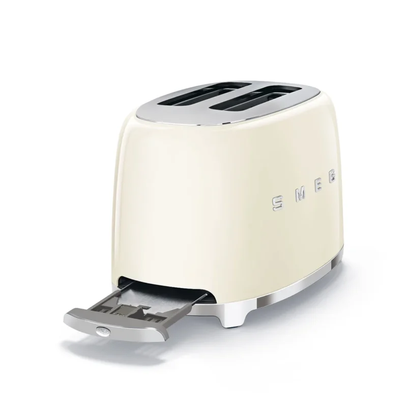 Smeg 2 Slice Toaster-Cream