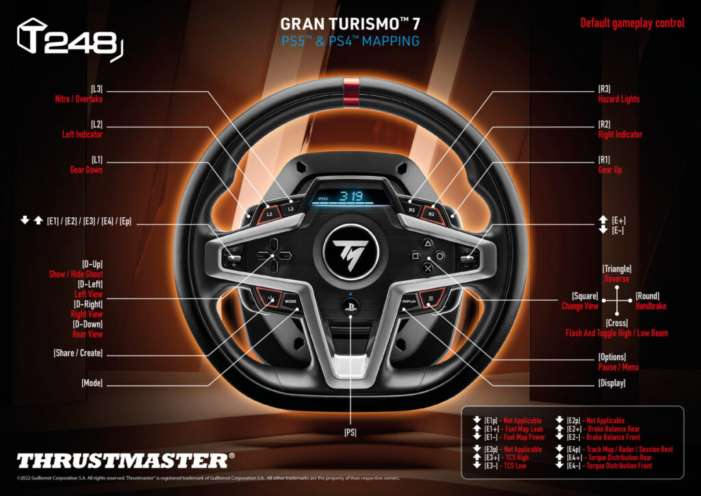 buytronics-ThrustMaster T248 Gaming Steering Wheel-T248-PS