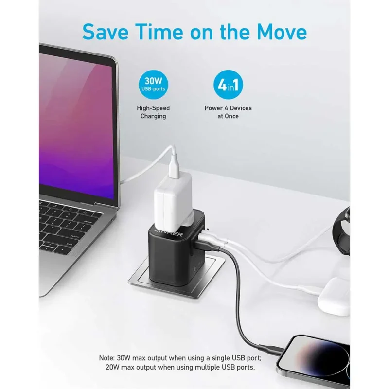 buytronics-Anker PowerExtend USB-C Tvl Adp 30W Black