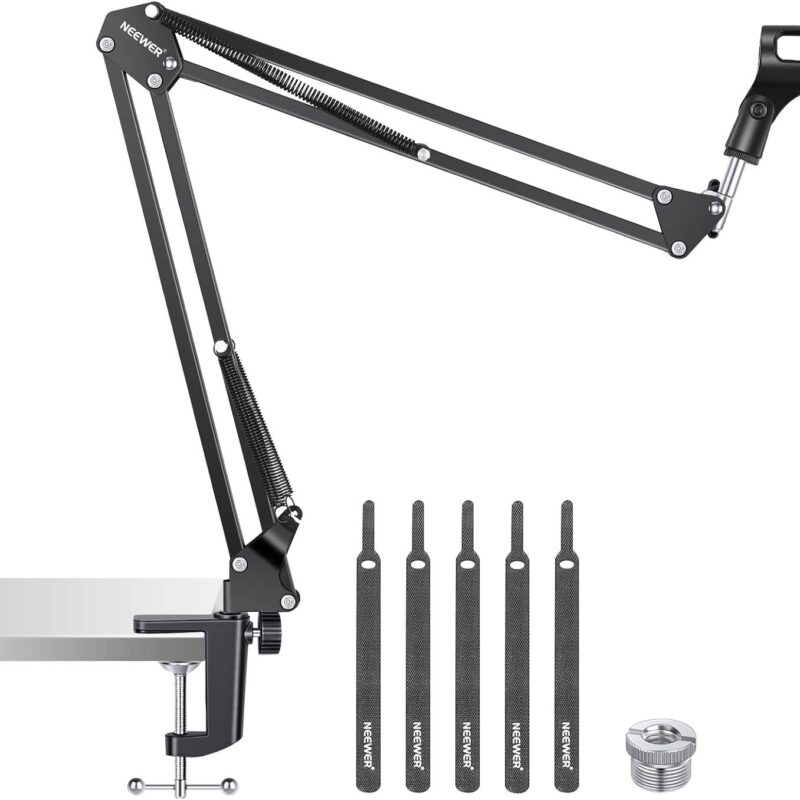 buytronics-Neewer Microphone Arm Stand Suspension Boom Scissor Mic