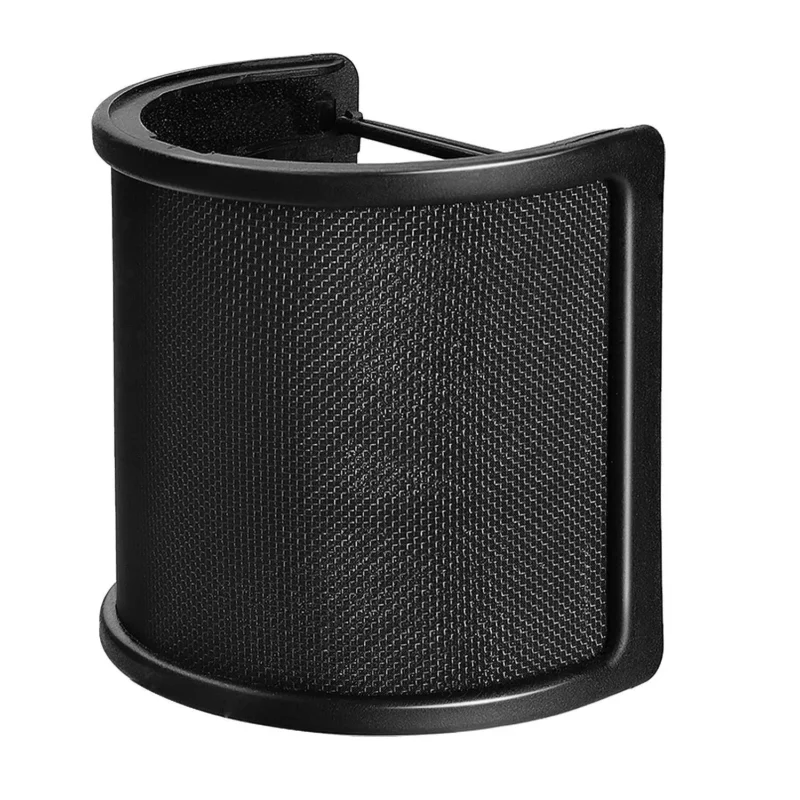 buytronics-Pop Filter,PEMOTech [Upgraded Three Layers] Metal Mesh & Foam & Etamine Layer Microphone