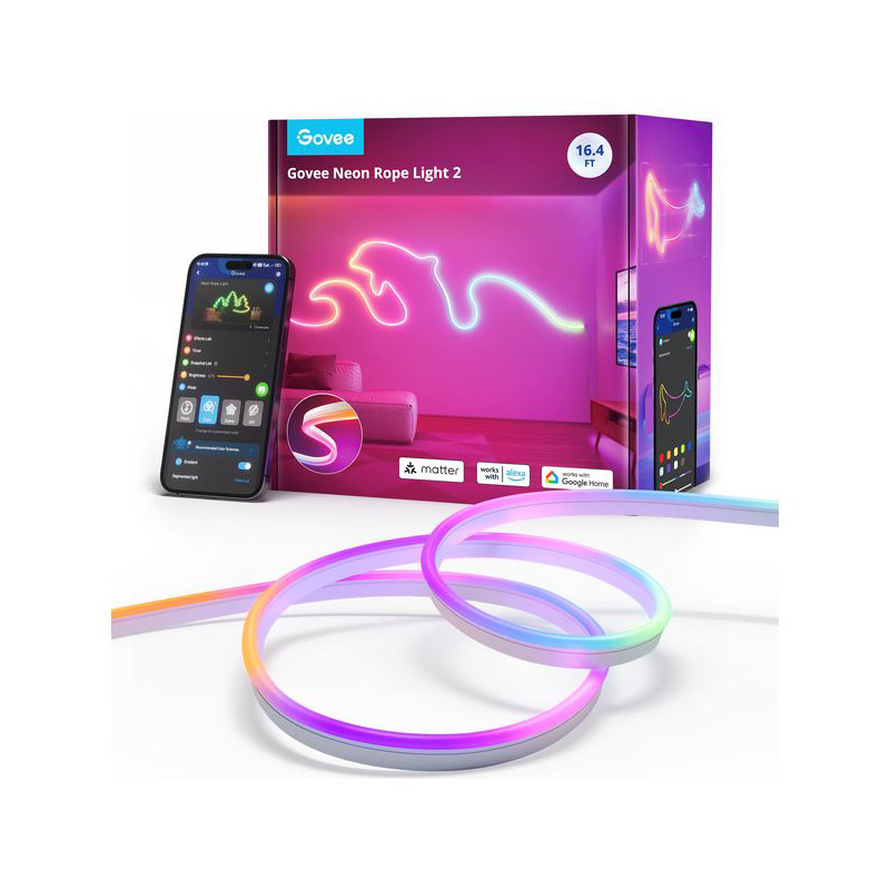 buytronics-Govee - 2m Govee Neon Preinstall LED Strip Light