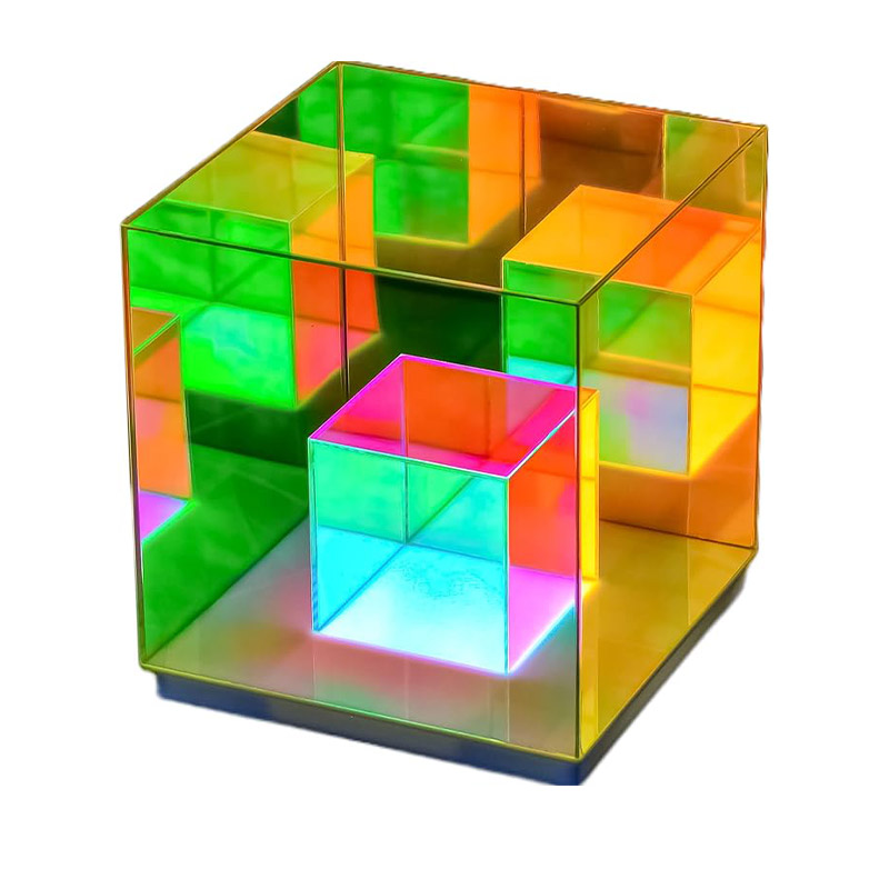 buytronics-Infinity Cube Table Lamp LED Magical Colorful Infinite Night Light
