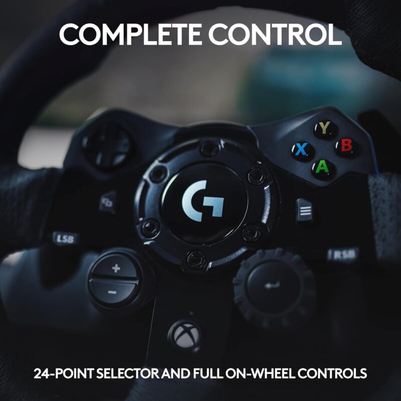 buytronics-Logitech G923 Racing Wheel and Pedals for Xbox Series X-S, Xbox One