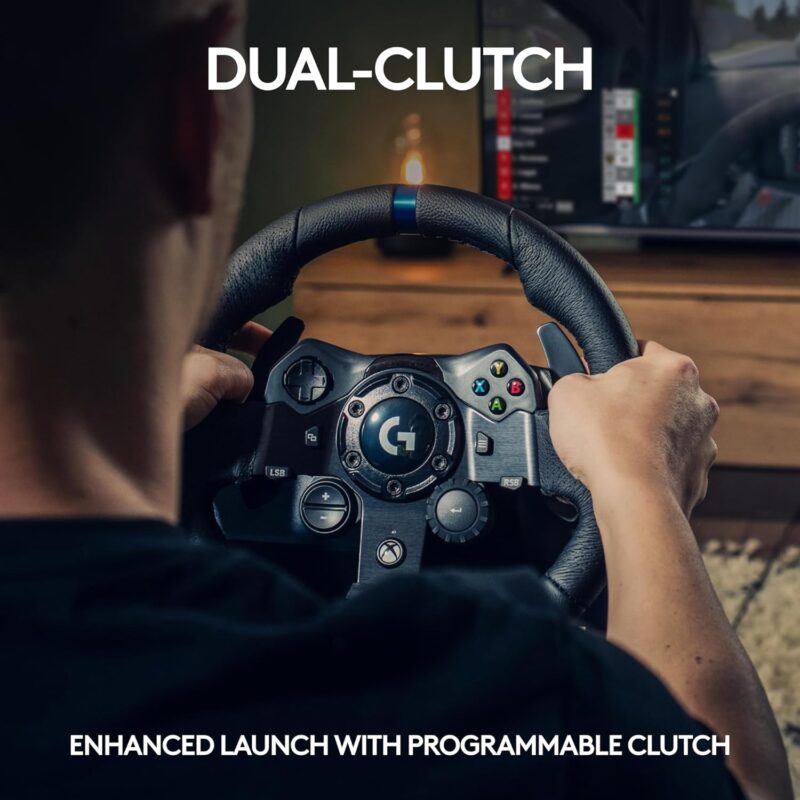 buytronics-Logitech G923 Racing Wheel and Pedals for Xbox Series X-S, Xbox One