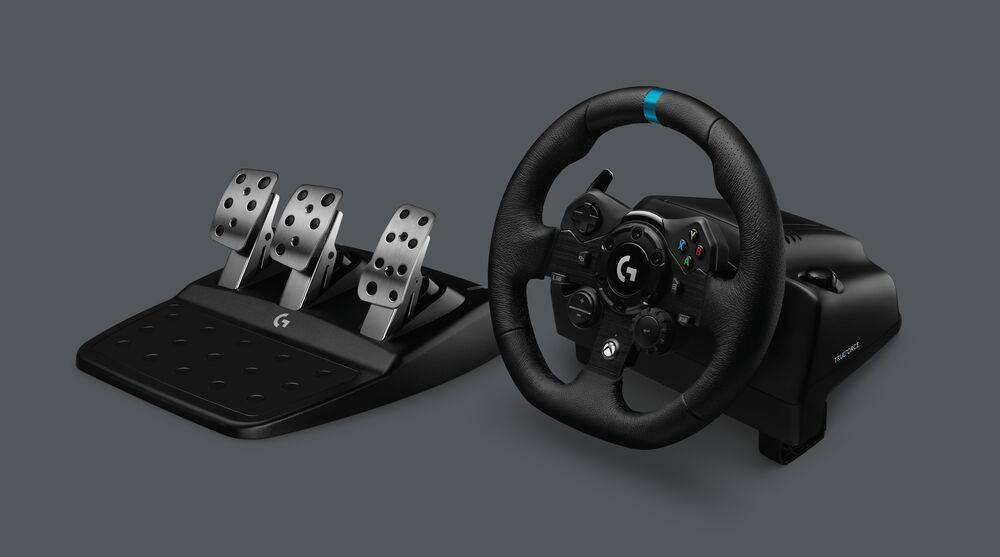 buytronics-Logitech G923 Racing Wheel and Pedals for Xbox Series X-S, Xbox One