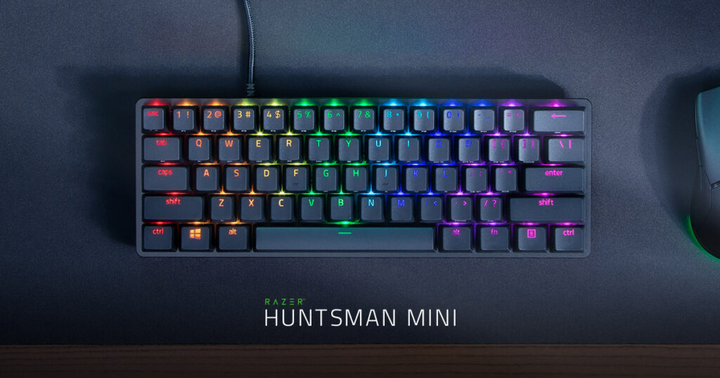 buytronics-Razer Huntsman Mini - Clicky Optical Switch - US - Black 60% Gaming Keyboard