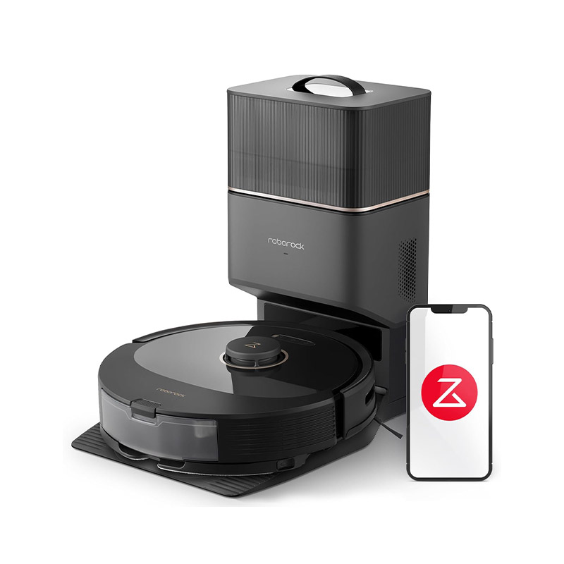 BUYTRONICS-Roborock Q8 Max+ Robot Vacuum and Mop with Auto-Empty Dock