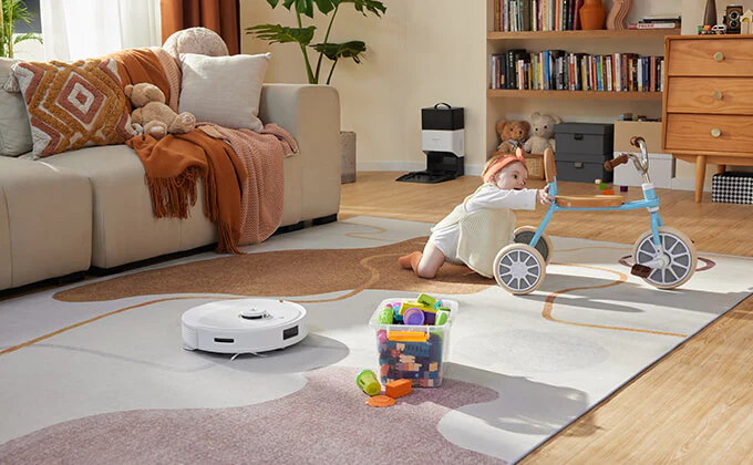 BUYTRONICS-Roborock Q8 Max+ Robot Vacuum and Mop with Auto-Empty Dock