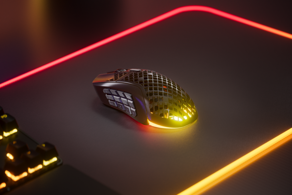 buytronics-SteelSeries - Aerox 9 Wireless Ultra Lightweight Super-Fast MOBAMMO Mouse with AquaBarrier