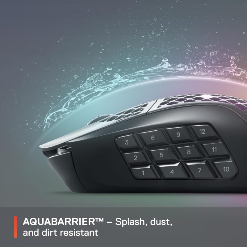 buytronics-SteelSeries - Aerox 9 Wireless Ultra Lightweight Super-Fast MOBA/MMO Mouse with AquaBarrier