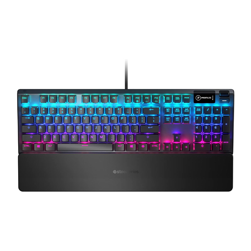 buytronics-SteelSeries - Apex 5 Hybrid Mechanical Gaming Keyboard with OLED Smart Display