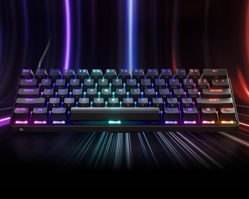 buytronics-SteelSeries - Apex 9 Mini Optical Switch TKL Gaming Keyboard in 60% Form Factor WIRED