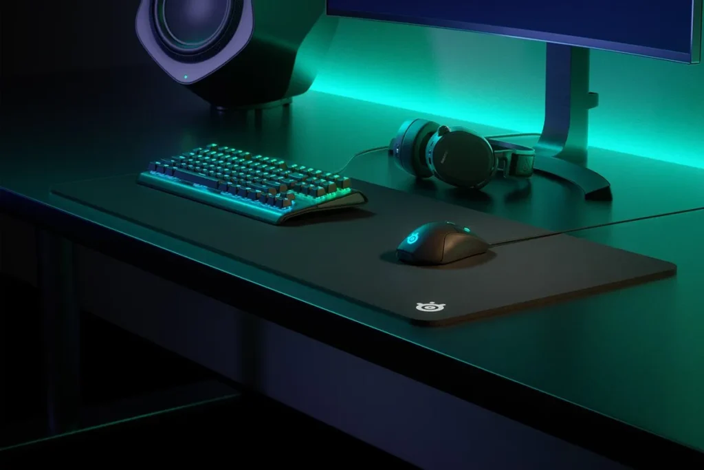 BUYTRONICS-SteelSeries - QcK Heavy Extra Thick Micro Woven Mousepad for Maximum Wrist Comfort XXL