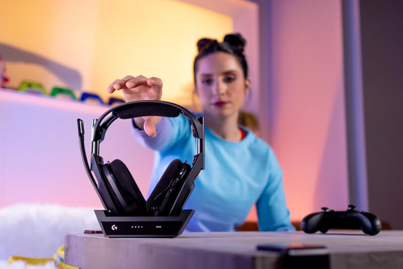 buytronics-ASTRO A50 Wireless + Base Station Wireless Gaming Headset for Xbox, PlayStation and PCMAC
