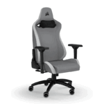 buytronics-Corsair TC200 Fabric Gaming Chair Grey and White